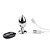 Plug anal de luxo em metal com 10 Vibrações e controle Remoto - VIPMIX - Imagem 5