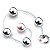 Bolinha Tailandesa em Metal - Cromada - Imagem 2