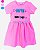 Kit 02 Vestidos Infantil Liso com Cinto - Imagem 3