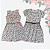 Kit 02 Vestidos Infantil Florido  com Cinto - Imagem 1