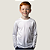 Camiseta Térmica Branca Infantil Peluciada - Imagem 2