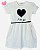 Vestido Bordado Infantil Com Cinto - Manga - Imagem 1