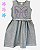 Kit 3 Vestidos Infantil Com Cinto - Imagem 8