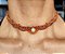 Choker Esfera Natural Marrom - Amazonita - Imagem 1