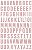 Cartela de Alfabeto - rosa - Imagem 2