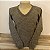 Blusa Masculina Decote V Bege - Imagem 1