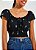 BLUSA CROPPED PADRAO PLUMAS - CANTAO - Imagem 3