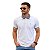 Camiseta Polo Branca Cinza - Imagem 1