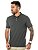 Camiseta Polo Pima Chumbo - Imagem 2