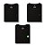Kit 3 Camisetas Pima Black 40.1 - Imagem 1