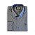 Camisa Social Comfort Fit Chumbo - Imagem 1
