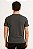 Camiseta Básica Chumbo 100% Algodão - Imagem 3