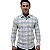 Camisa Social Xadrez Algodão + Linho - Imagem 1
