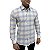 Camisa Social Xadrez Algodão + Linho - Imagem 2