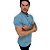 Camiseta Polo Azul Mescla - Imagem 4