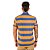 Camiseta Polo Listrada Laranja - Imagem 5
