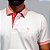 Camiseta Gola Polo Branca Coral - Imagem 3