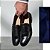Sapato Loafer Masculino de Couro Preto I21 - Imagem 2