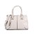 Bolsa Tote Branco Blanc Tachas Bag Charm Couro JB - Imagem 1
