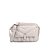 Bolsa Transversal Branco Branco Matelassê Couro I24 - Imagem 1