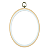 Bastidor em Silicone Oval - Escolha Cor e Tamanho - Imagem 1