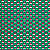 Feltro Estampado - Mini Gorro de Natal Fundo Verde Bilhar - Imagem 1