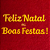 Recorte Frase Boas Festas - TNT DOURADO Laminado Sem Contorno - Imagem 1