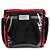 Bag Bolsa Mochila Motoboy Isopor 20 Marmitex Preto/Vermelho - Imagem 1
