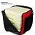 Bag Bolsa Mochila Motoboy Isopor 20 Marmitex Preto/Vermelho - Imagem 7