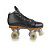 Patins Básico Para Hóquei Preto c/ Rodas Coloridas - Patins.Com.Br - Imagem 1