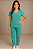 Pijama Cirúrgico Feminino Verde Água - Algodão - Imagem 1