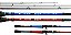 Vara Carretilha STRATEGY C601 6-12Lbs VERMELHA Carbono Tubular Albatroz Fishing - Imagem 1