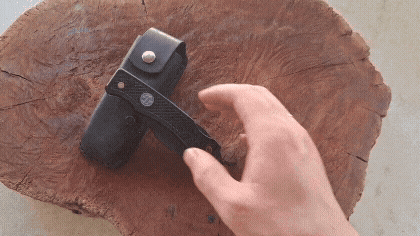 CANIVETE TÁTICO F1 WAVE - SÁQUE RÁPIDO E ABERTURA NO BOLSO - Imagem 6