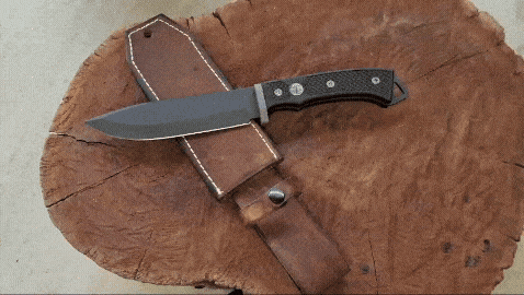 FACA SOBREVIVÊNCIA S5 - CAMPO E BUSHCRAFT (AÇO DE 3MM) - Imagem 4