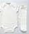 Conjunto algodão pima (body+ calça) Branco - Imagem 1