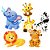 Quebra-Cabeça Progressivo Safari Brinquedo Educativo Pedagógico - Imagem 2