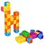 Blocos de Montar Mini Bloqs 120 Peças Encaixe Paki Toys 1241 - Imagem 4