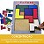 Brinquedo Pedagógico Madeira Quebra-Cabeça Tetris - Imagem 3