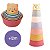 Torre Divertida Brinquedo Infantil Encaixe Empilhar Urso Bebe - Imagem 5