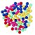 Tabuleiro Arco-Íris Pompom com Pinça Brinquedo Educativo MDF - Imagem 4