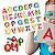 Quebra-Cabeça Indantil Encaixe Divertido com Pinos Letras - Imagem 1