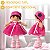 Minha Primeira Boneca Emma Infantil Kaloo Pelucia 25 cm - Imagem 4