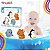 Espirra Água Animais Polares Brinquedo Banho Bebê Vinil - Imagem 4