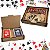 Caixa de Madeira com 2 Baralhos 55 Cartas Truco Poker Buraco - Imagem 4