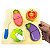 Brinquedo Educativo de Madeira Legumes para Cortar Infantil - Imagem 1