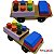 Caminhão Educativo Pedagógico com 6 pinos Coloridos em MDF - Imagem 2