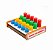 Pinos Coloridos Brinquedo Educativo Pedagógico em MDF - Imagem 1