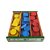 Blocos Lógicos Brinquedo Educativo e Pedagógico em MDF - 48 peças - Imagem 1