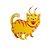 Alinhavo Infantil Gato Brinquedo Educativo e Pedagógico - Imagem 1