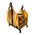 Porta lenha com bolsa para lareira - Imagem 16